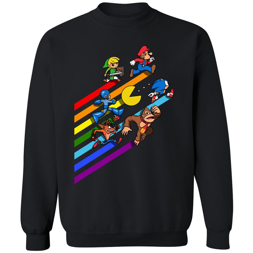 Classic Unisex Sweatshirt - DVQV9SRG - Black - 1