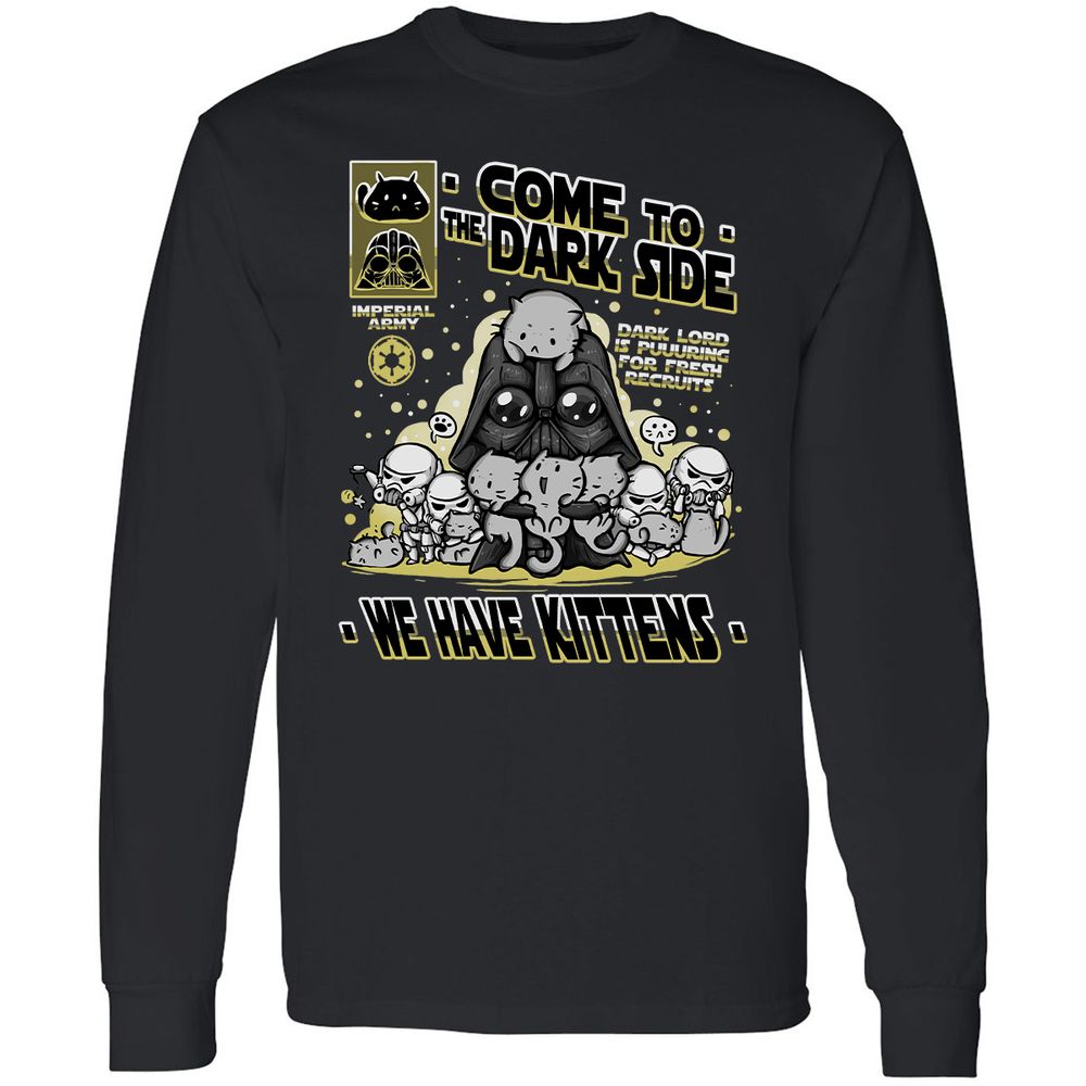 Long Sleeve T-Shirt - AFX8CQR4 - Black - 1