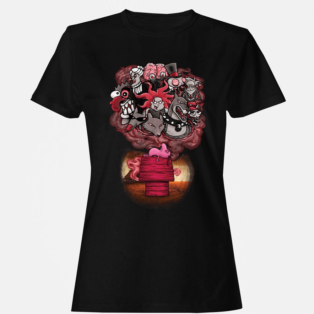 Women's T-Shirt - YQCTWS2W - Black - 1