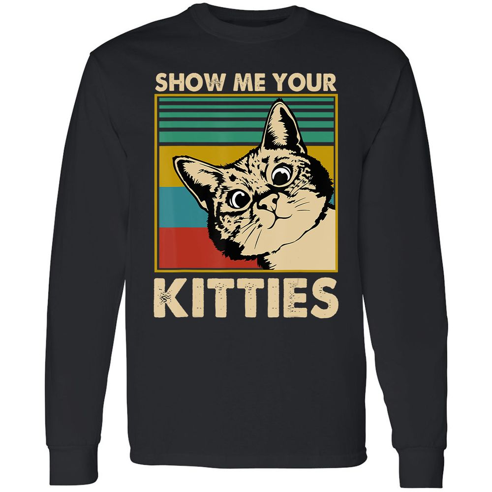 Long Sleeve T-Shirt - GM73LXJV - Black - 1