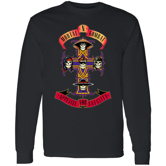 Long Sleeve T-Shirt - 7EY6KMSV - Black - 1