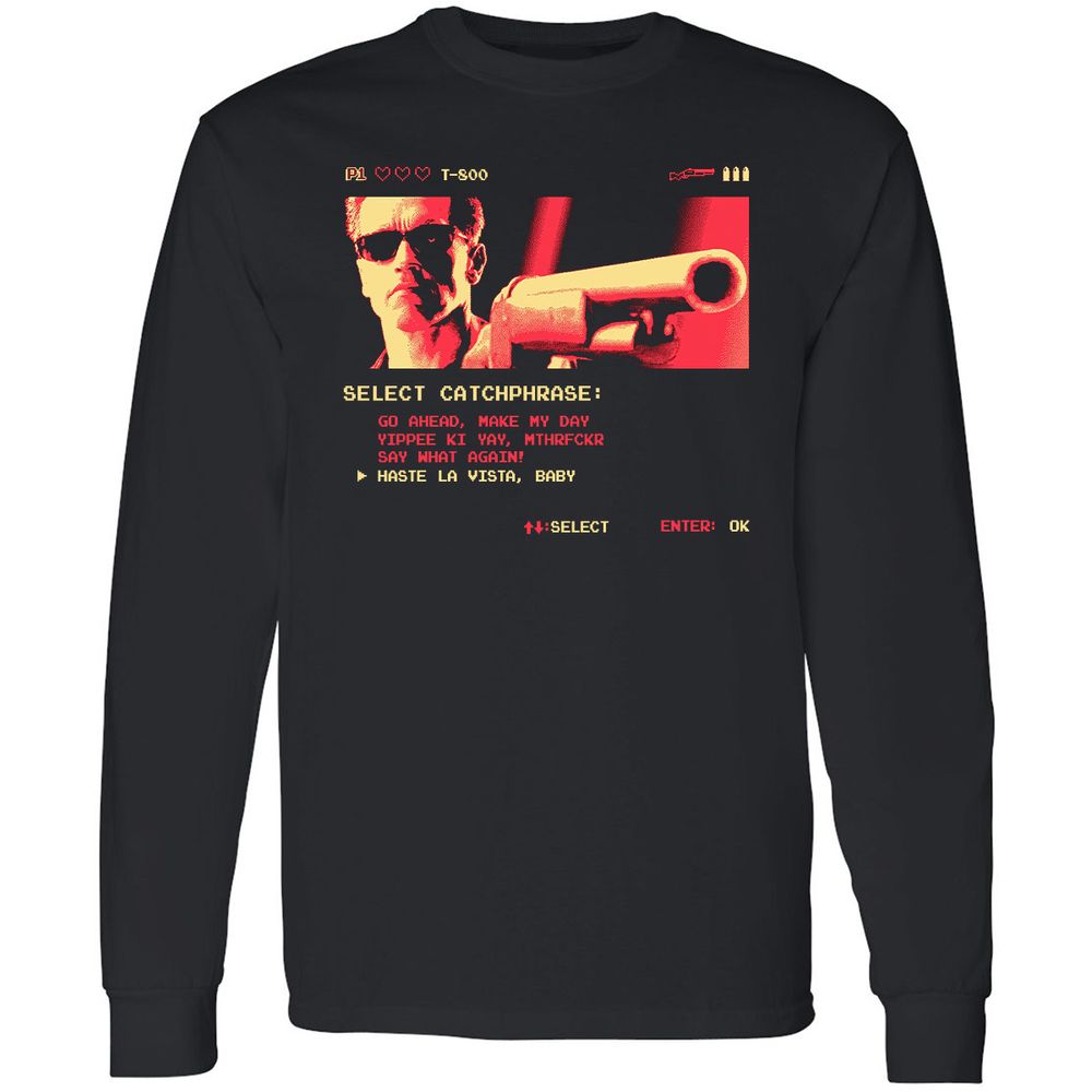 Long Sleeve T-Shirt - US1QCHNA - Black - 1