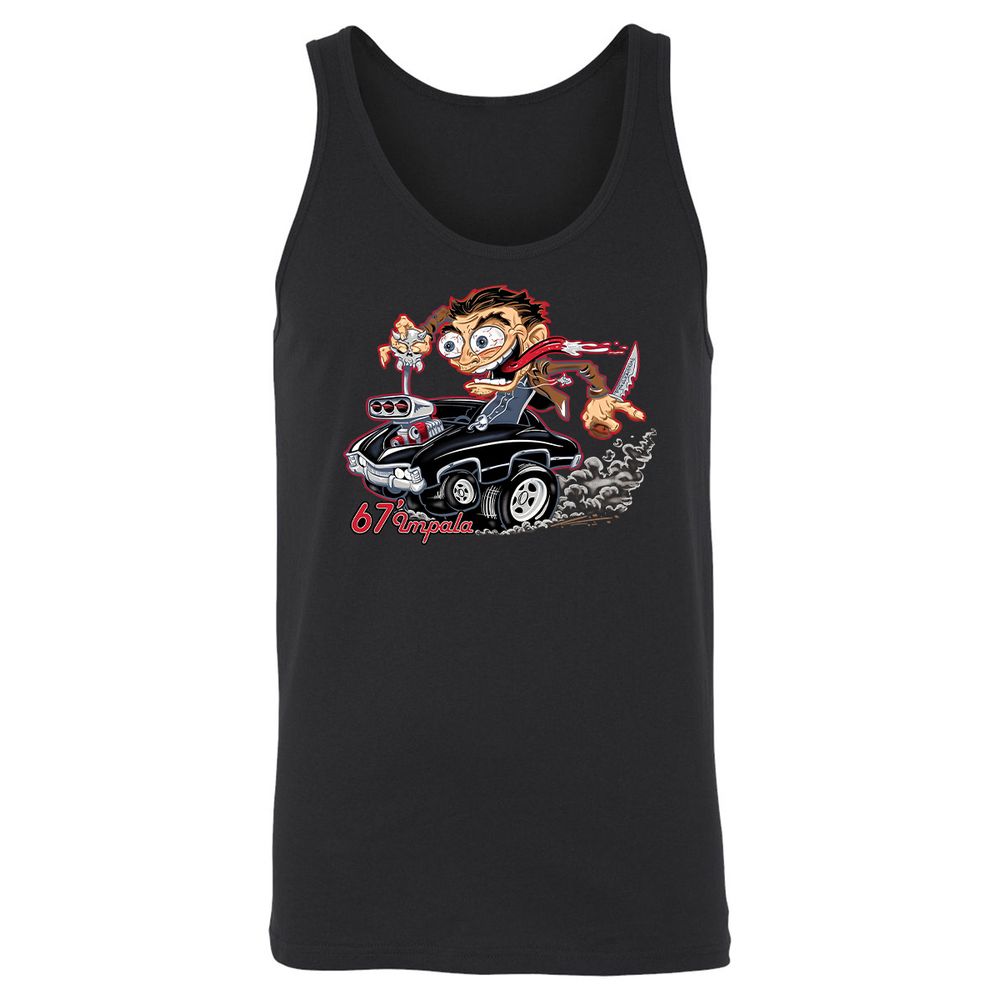Unisex Jersey Tank - DVKAE19T - Black - 1