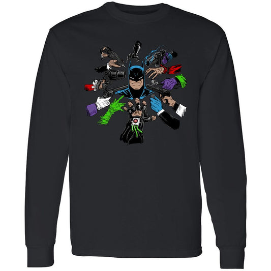 Long Sleeve T-Shirt - HQED41RW - Black - 1