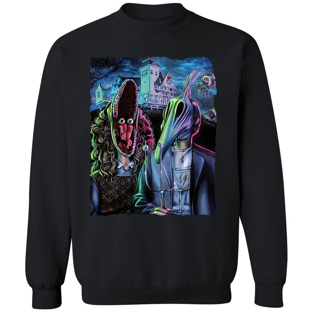 Classic Unisex Sweatshirt - 4PDKESZ8 - Black - 1