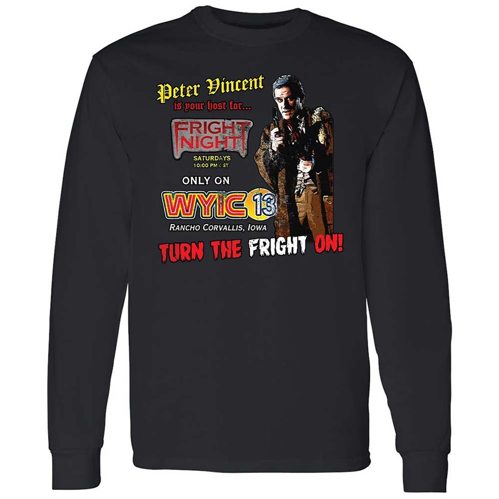 Peter Vincent Fright horror night cult - Black - 1