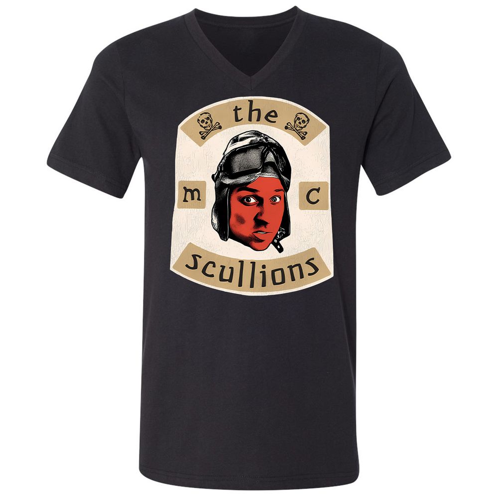 Unisex V-Neck T-Shirt - U55SWYSS - Black - 1
