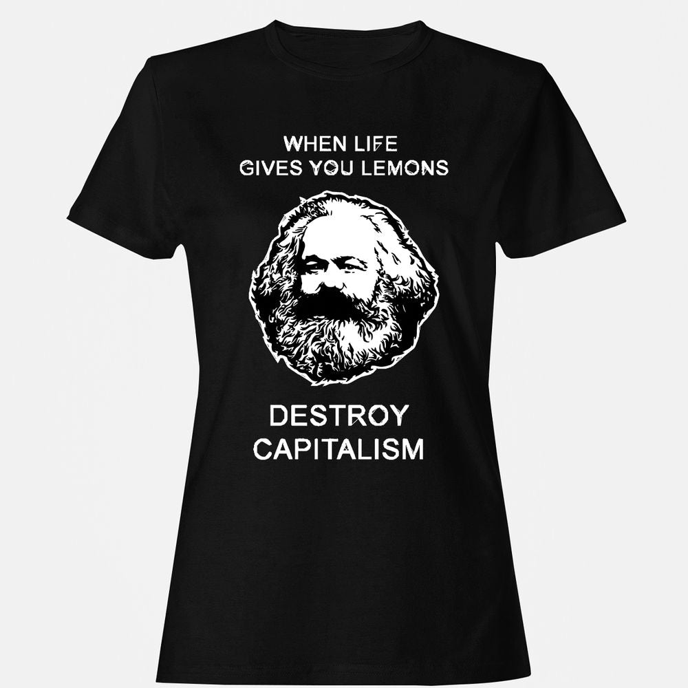 Women's T-Shirt - V77J7KU5 - Black - 1