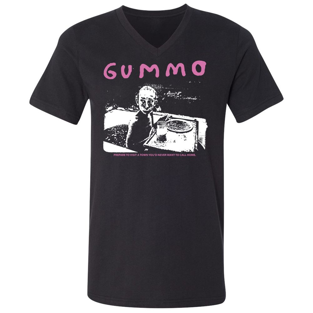 Unisex V-Neck T-Shirt - UHK3VGND - Black - 1
