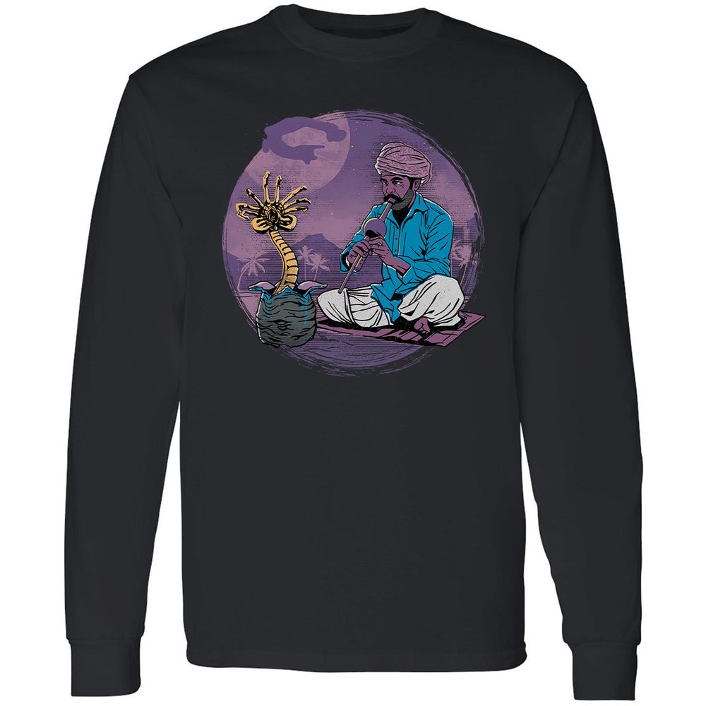 Long Sleeve T-Shirt - QK3DJ7U1 - Black - 1