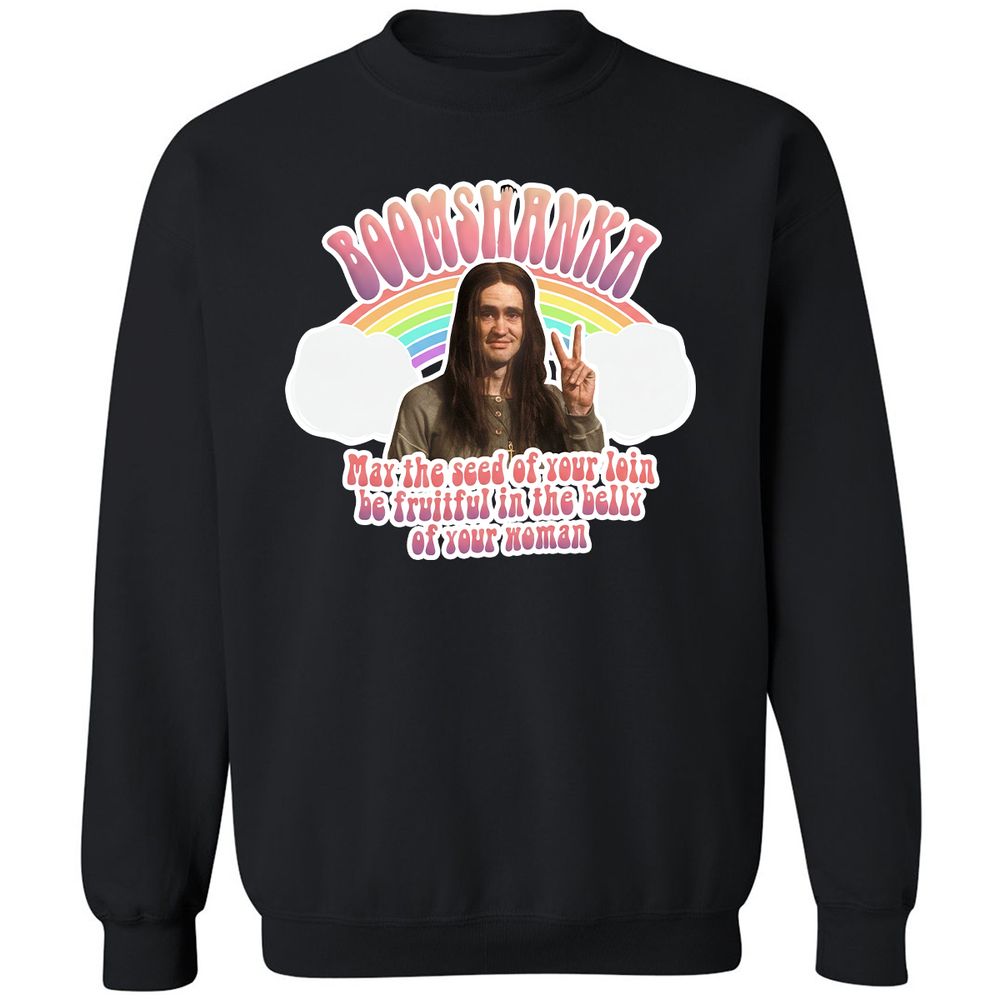 Classic Unisex Sweatshirt - 8JGBQ844 - Black - 1