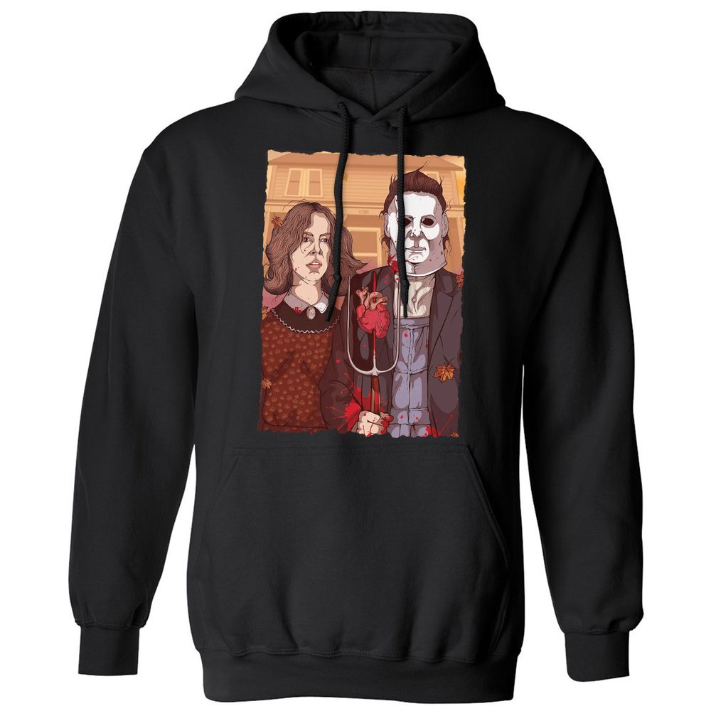 Classic Unisex Hoodie - M1XQ14JD - Black - 1