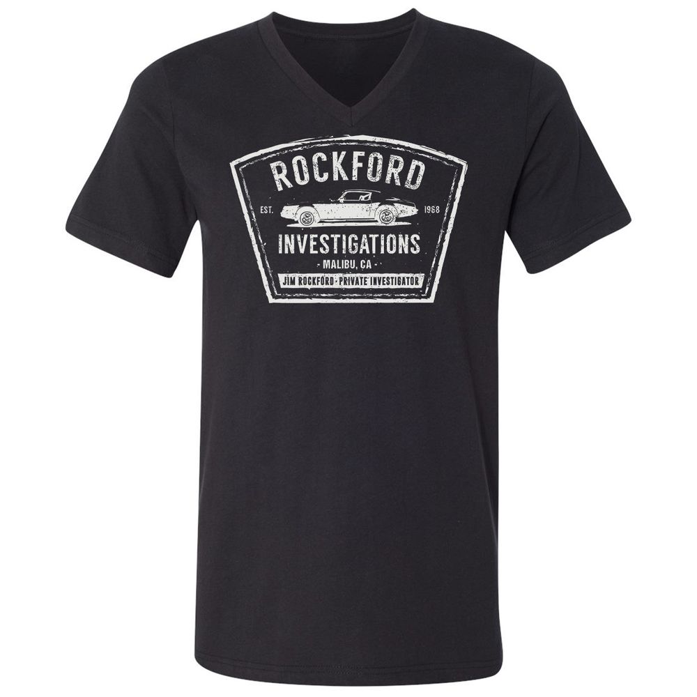 Unisex V-Neck T-Shirt - 7N4H7ENE - Black - 1
