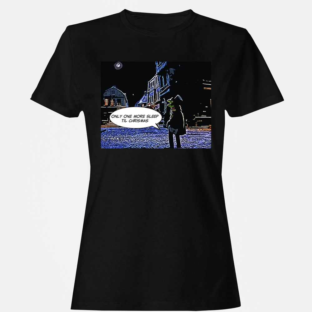 Women's T-Shirt - U9JZTMQC - Black - 1