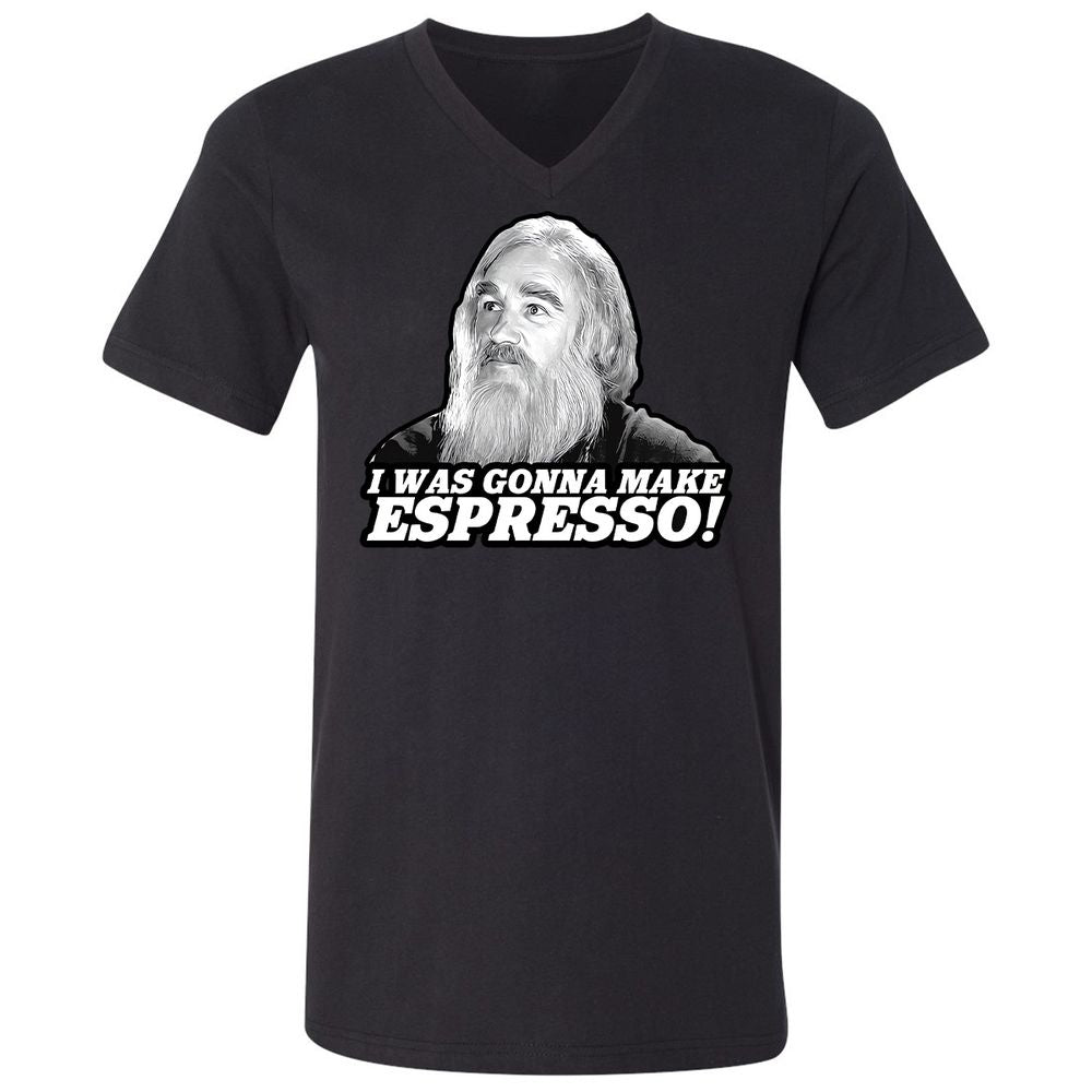 Unisex V-Neck T-Shirt - 34C86UGB - Black - 1