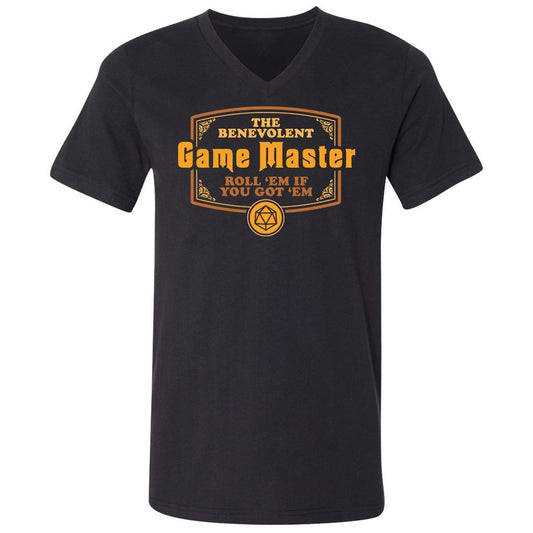 Unisex V-Neck T-Shirt - N5TVRK7S - Black - 1