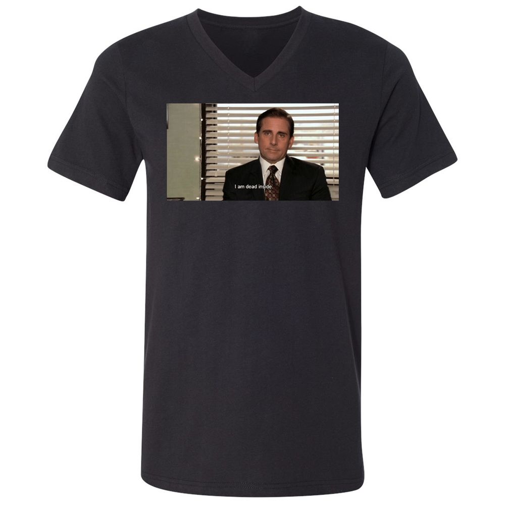 Unisex V-Neck T-Shirt - LGGE21SV - Black - 1