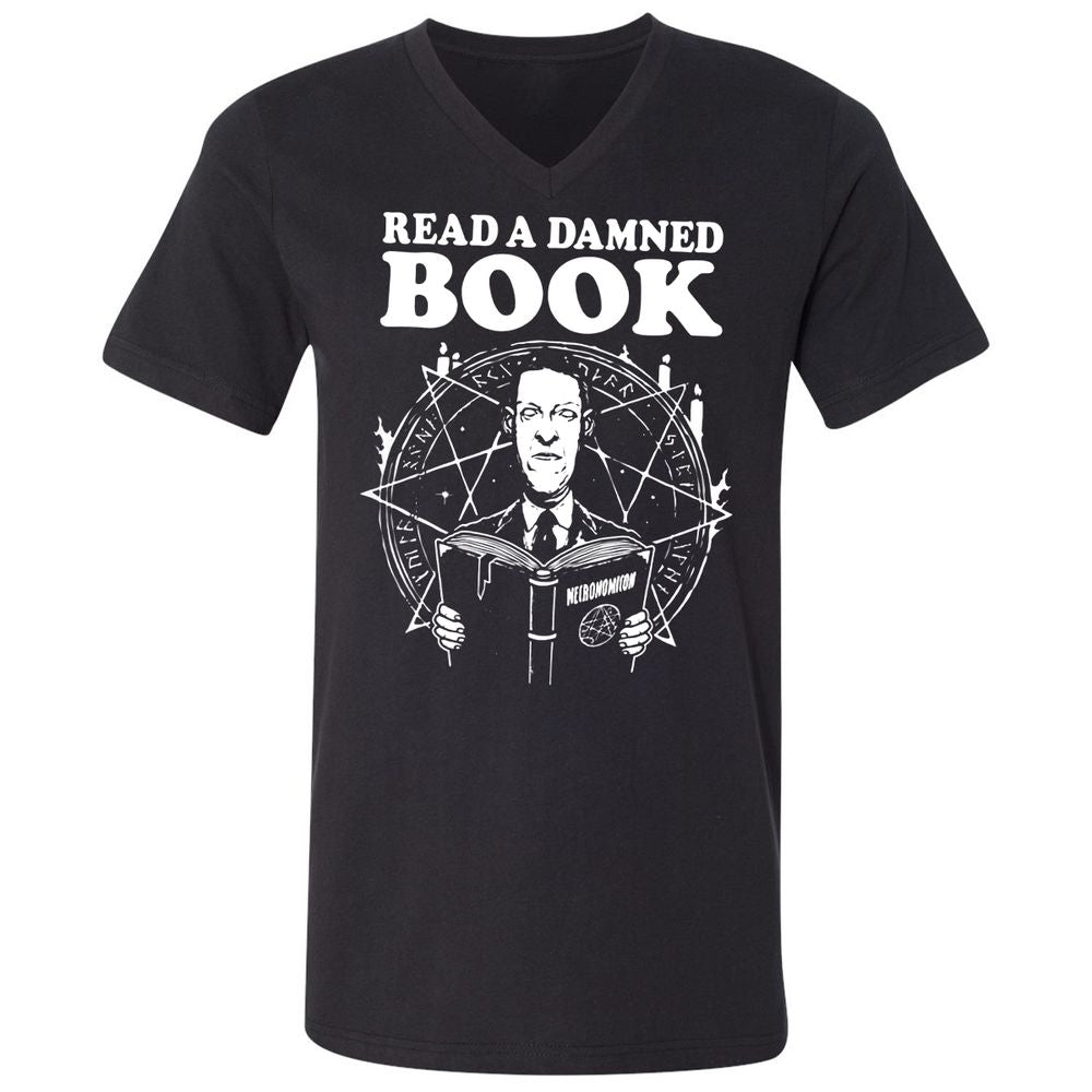 Unisex V-Neck T-Shirt - 1983VH92 - Black - 1