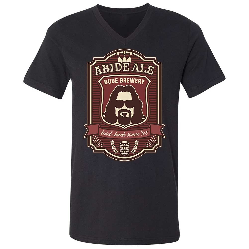 Unisex V-Neck T-Shirt - MR4YS5S8 - Black - 1