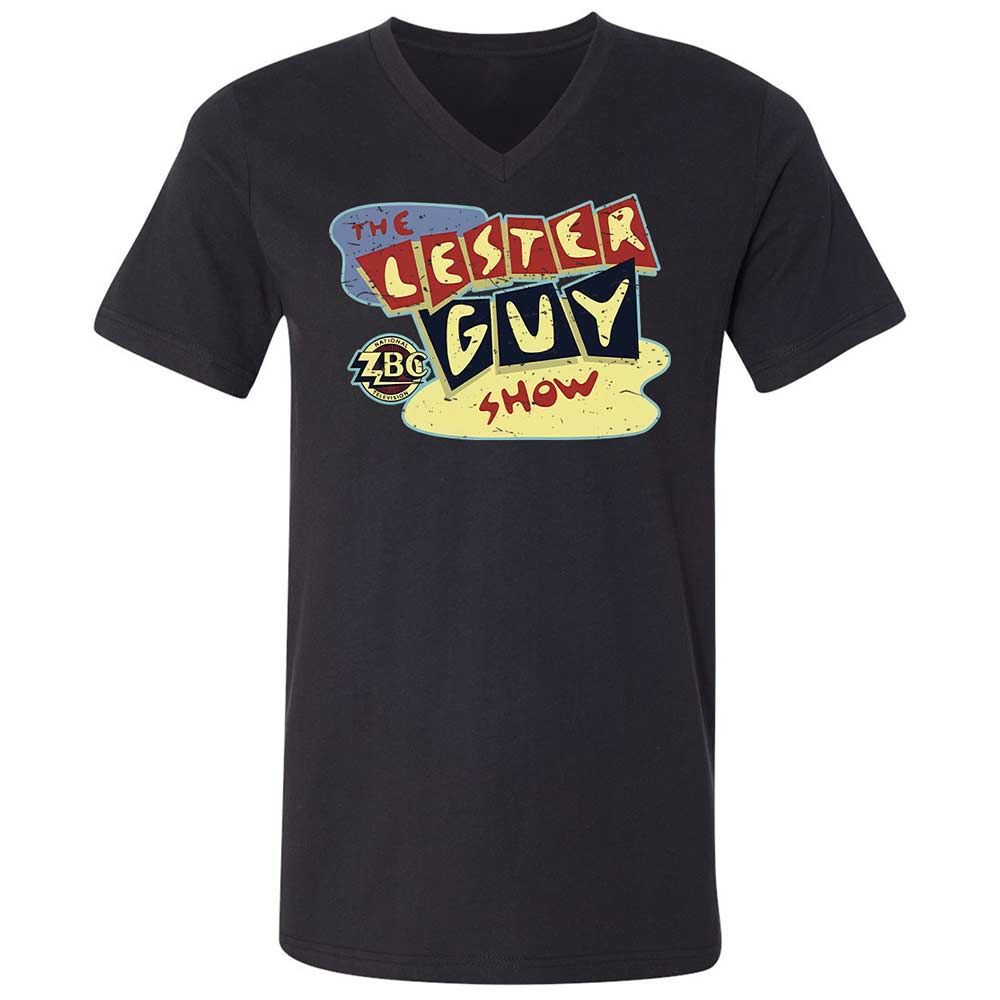Unisex V-Neck T-Shirt - UR9XNNQV - Black - 1
