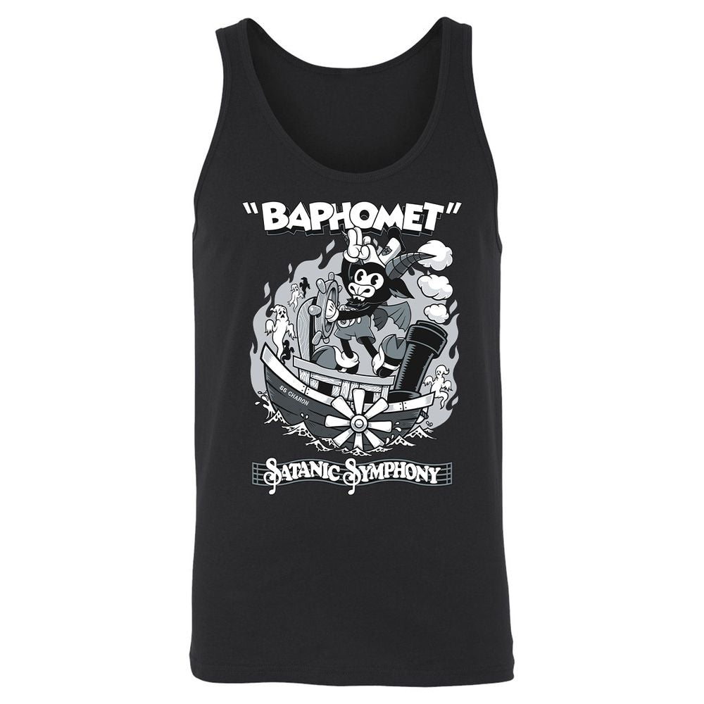 Unisex Jersey Tank - SM47G5SD - Black - 1