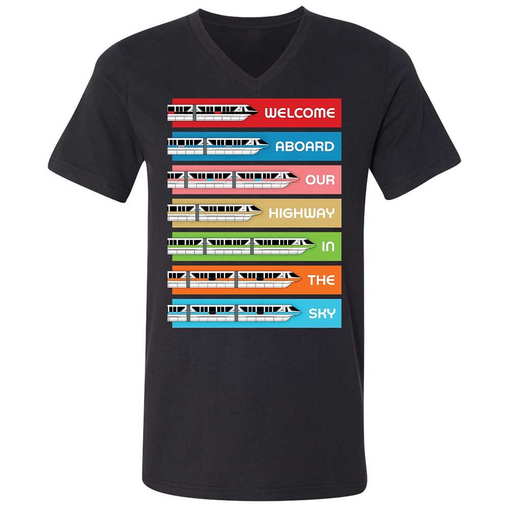 Unisex V-Neck T-Shirt - Black - Black - 1