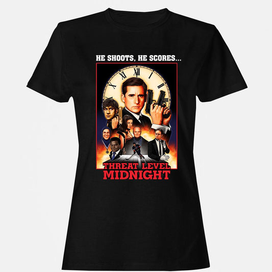 Women's T-Shirt - L5KQE91H - Black - 1