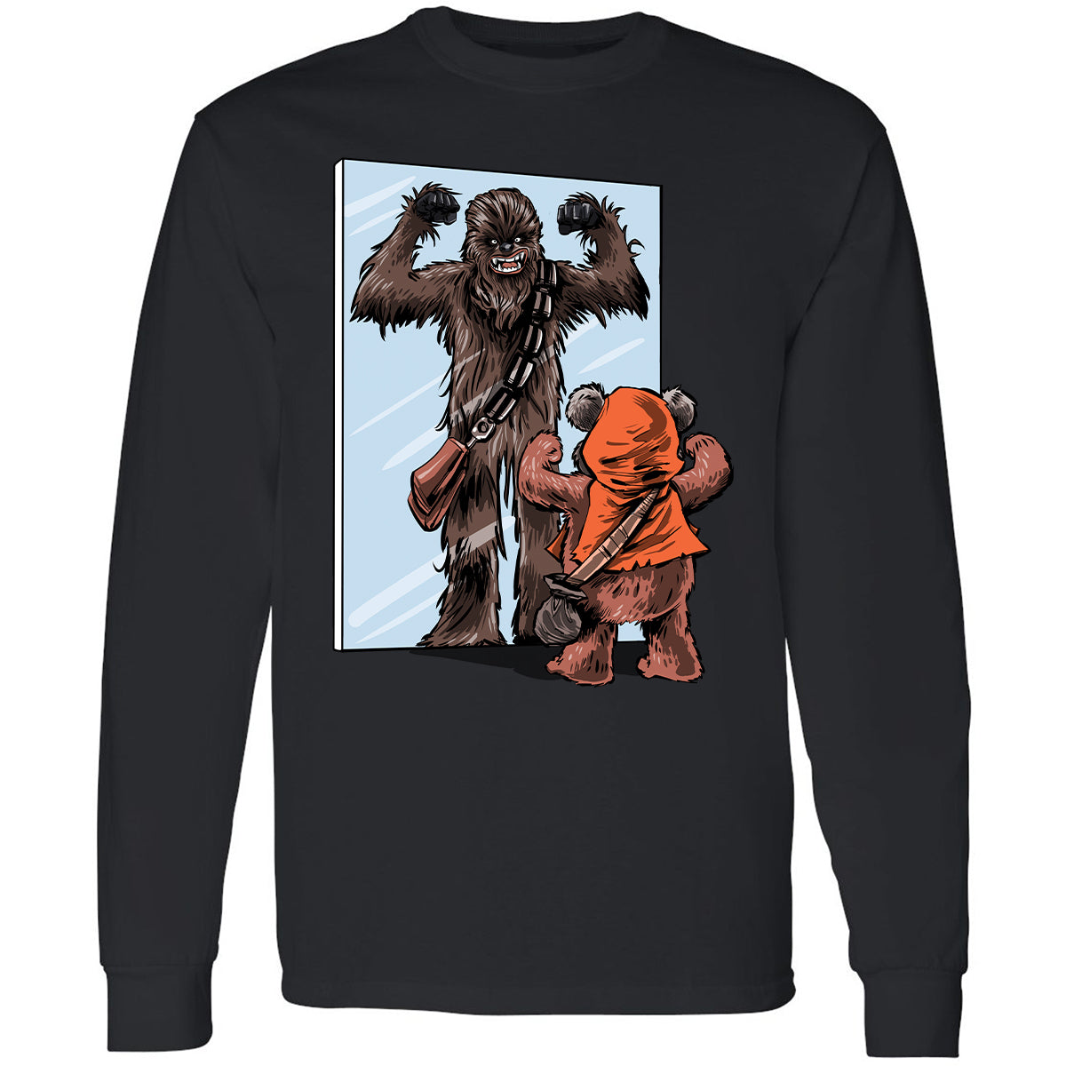 Long Sleeve T-Shirt - JKNT73CW - Black - 1