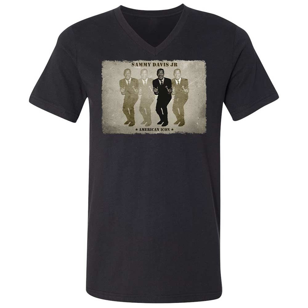 Unisex V-Neck T-Shirt - PHB5N4UR - Black - 1