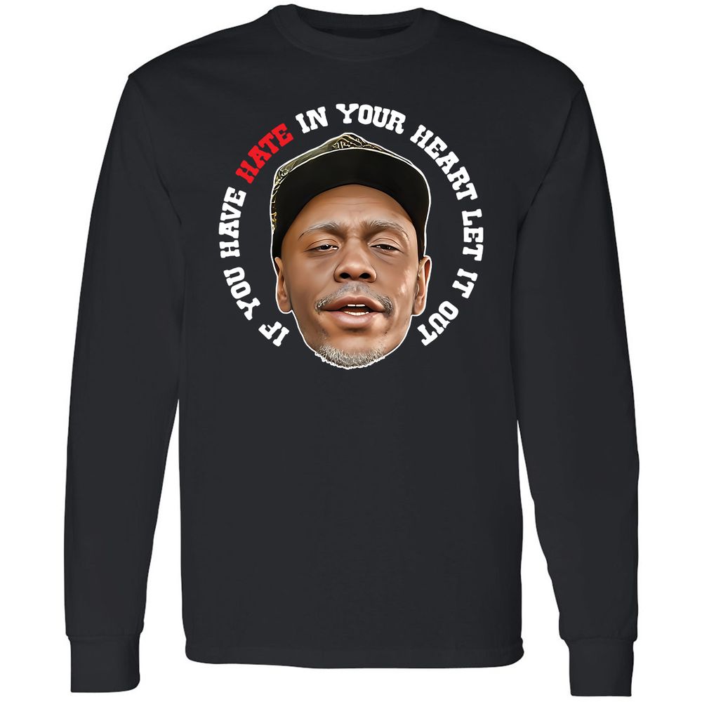 Long Sleeve T-Shirt - V6QH485N - Black - 1