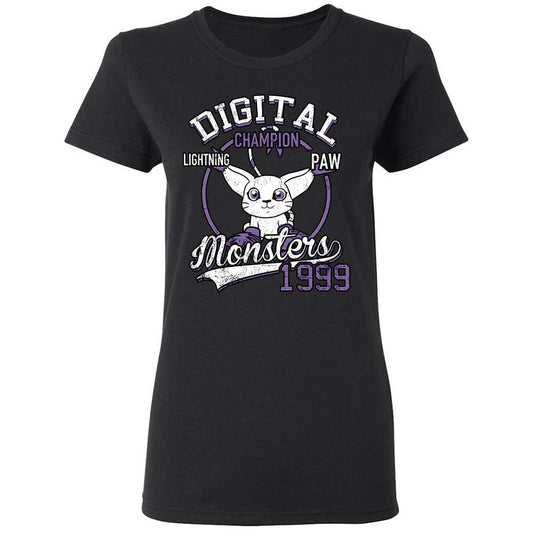 Women's T-Shirt - DZKYRWD7 - Black - 1