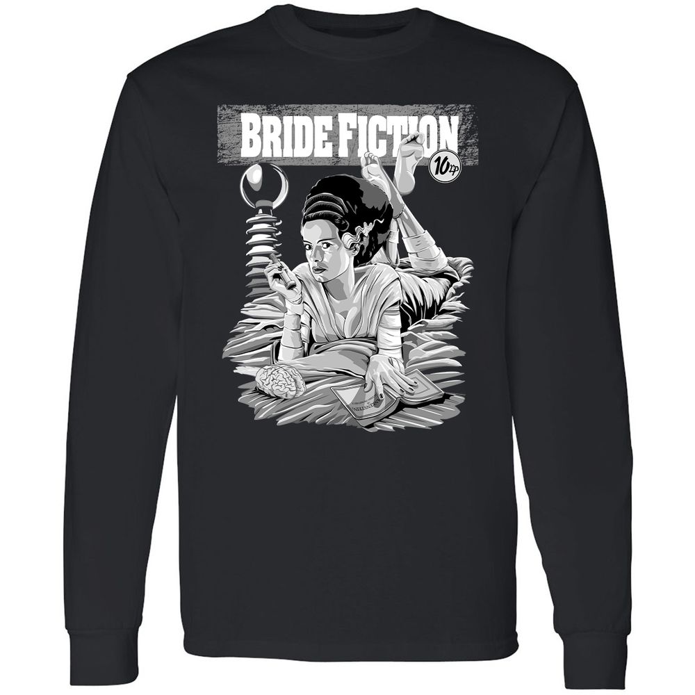 Long Sleeve T-Shirt - WSKE8STM - Black - 1