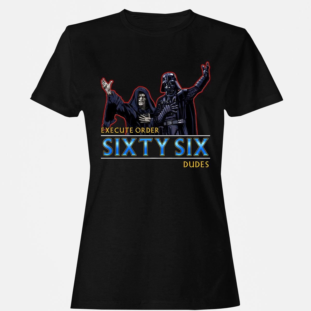 Women's T-Shirt - S6XLK74G - Black - 1