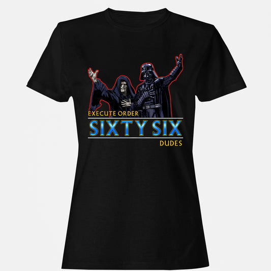 Women's T-Shirt - S6XLK74G - Black - 1
