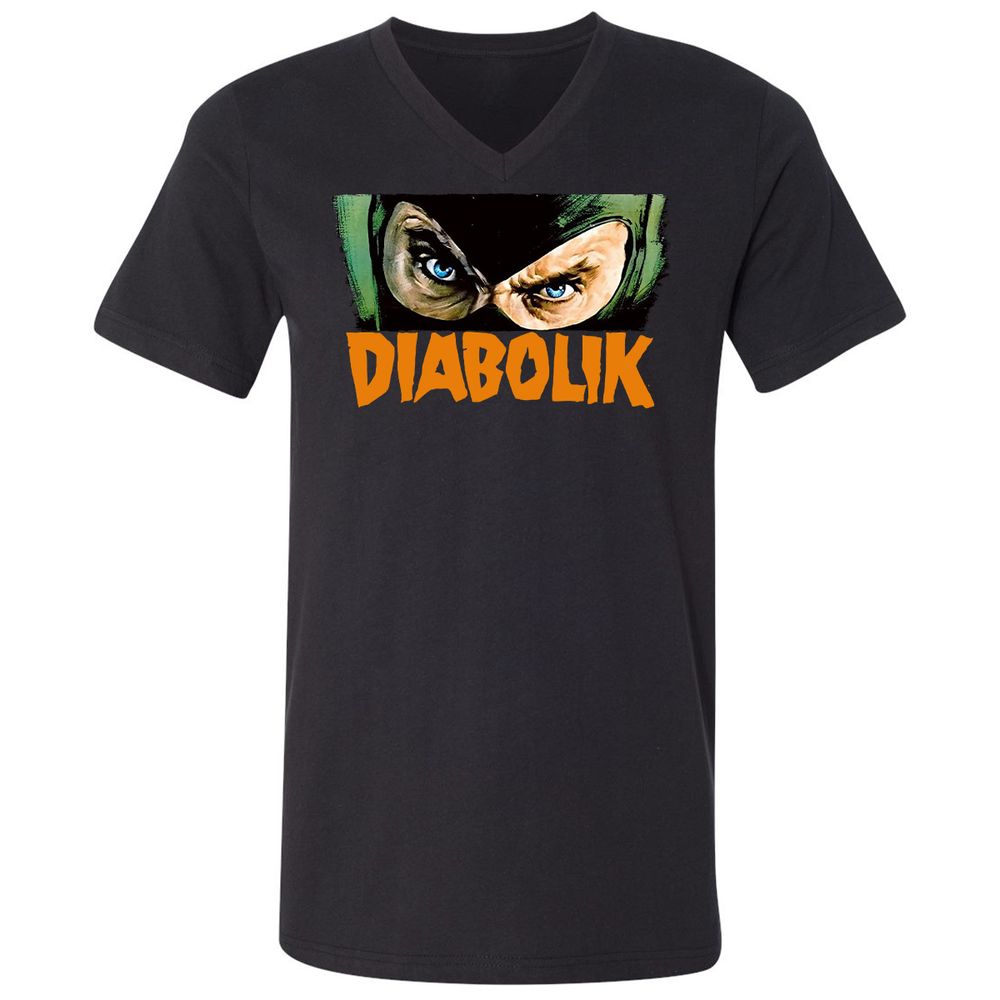 Unisex V-Neck T-Shirt - Y3C3S6F8 - Black - 1