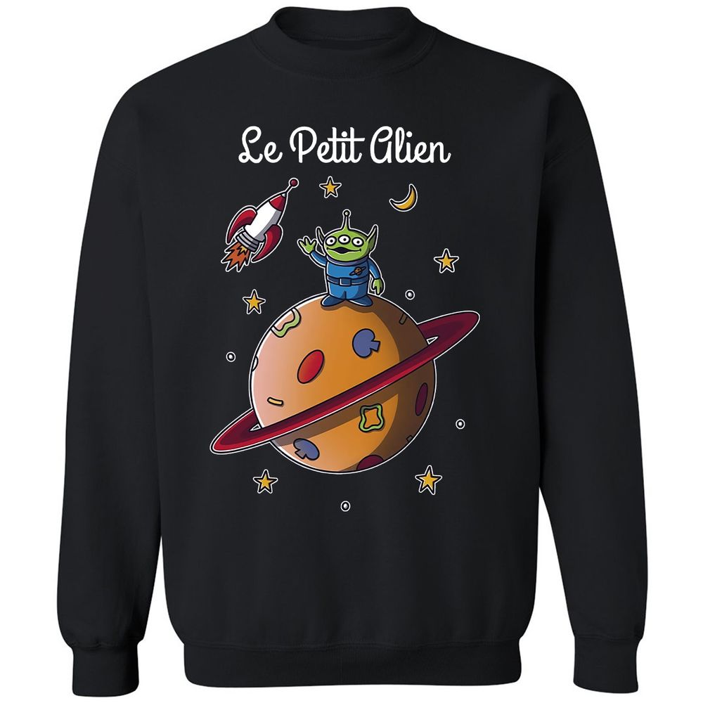 Classic Unisex Sweatshirt - 6V1ZEPVJ - Black - 1