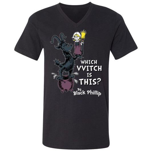 Unisex V-Neck T-Shirt - SBCW72VC - Black - 1