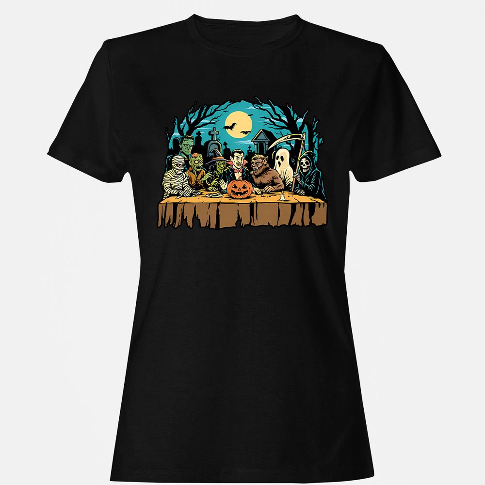 Women's T-Shirt - QVVYB6NU - Black - 1