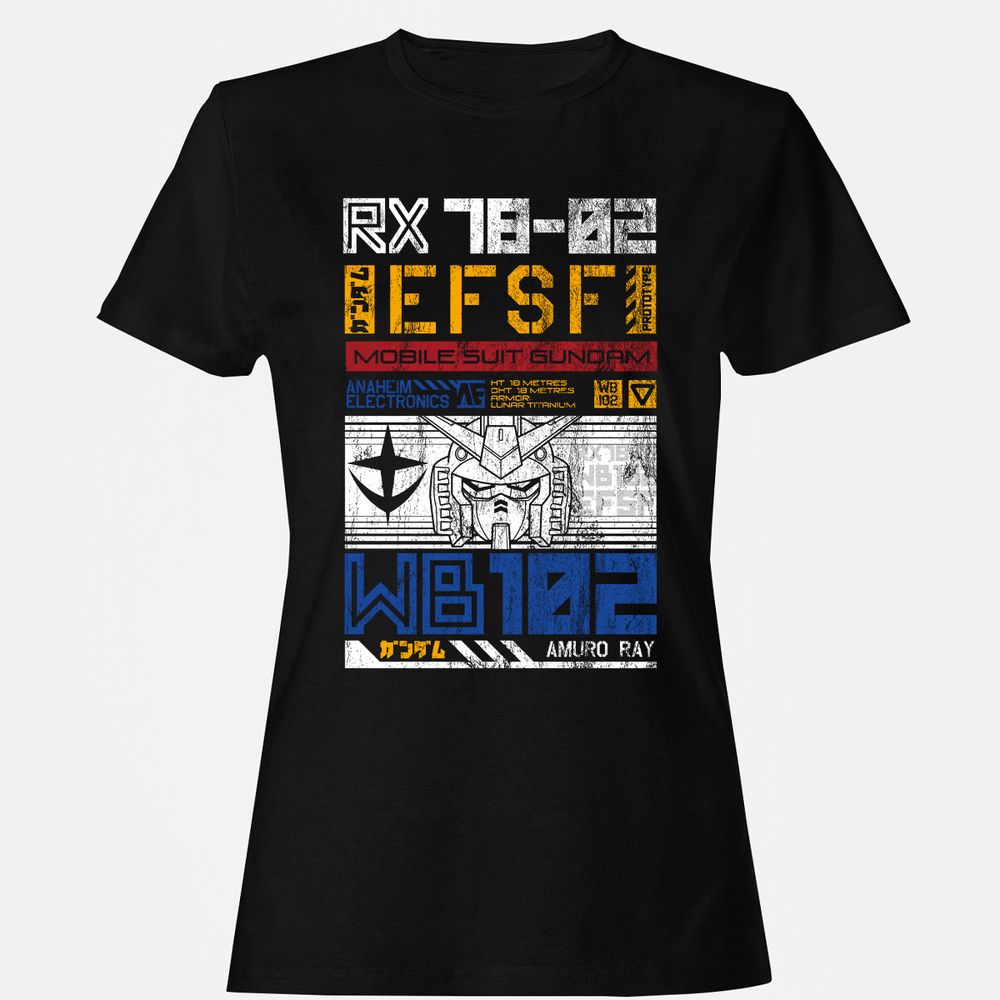 Women's T-Shirt - GNV27X6F - Black - 1