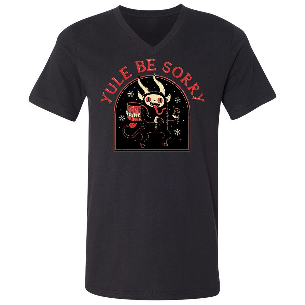 Unisex V-Neck T-Shirt - AU6GV39A - Black - 1