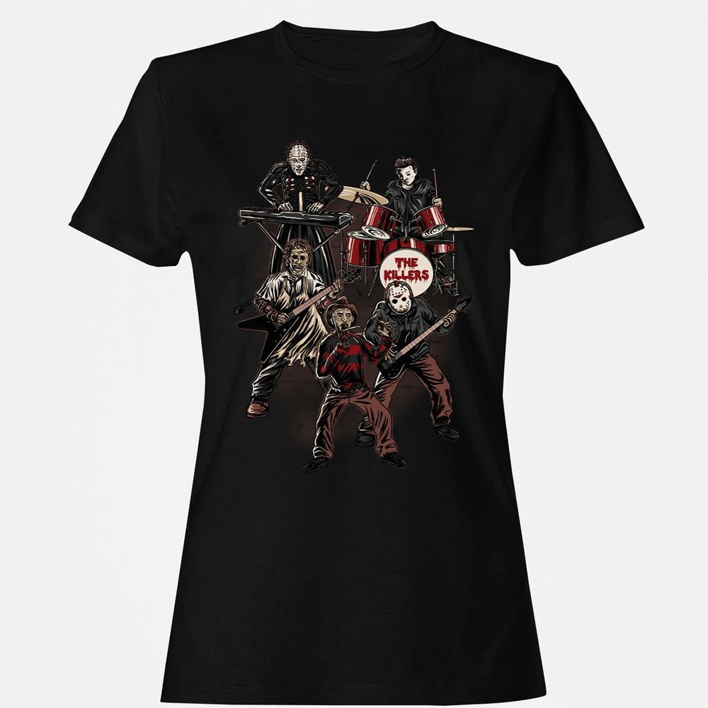 Women's T-Shirt - LD43RQTY - Black - 1