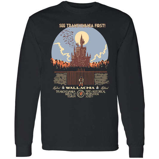 Long Sleeve T-Shirt - QWEKJ6XL - Black - 1