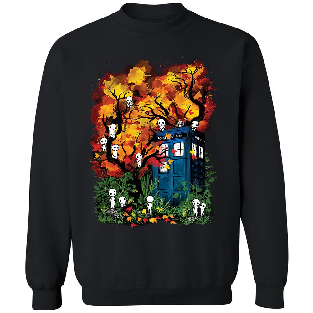 Classic Unisex Sweatshirt - HUWZB4TG - Black - 1