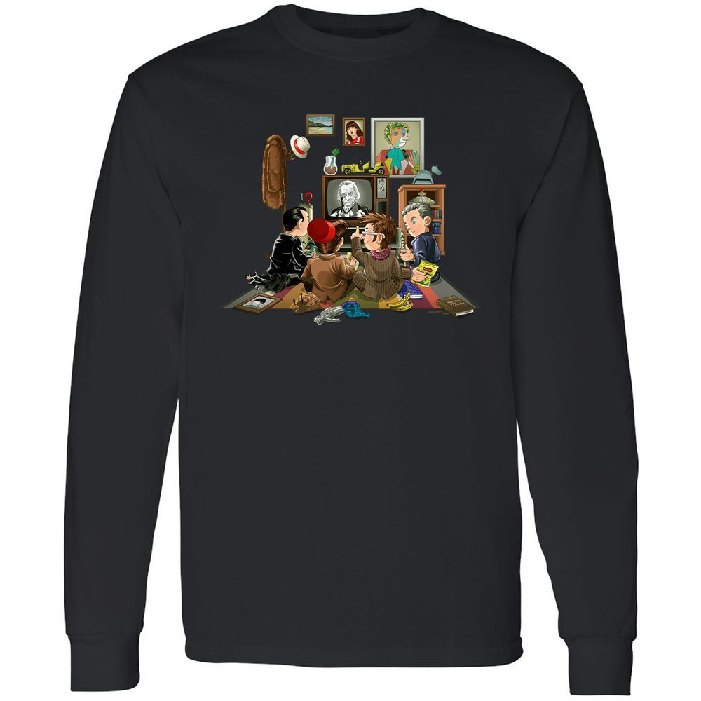 Long Sleeve T-Shirt - FLRAGF65 - Black - 1