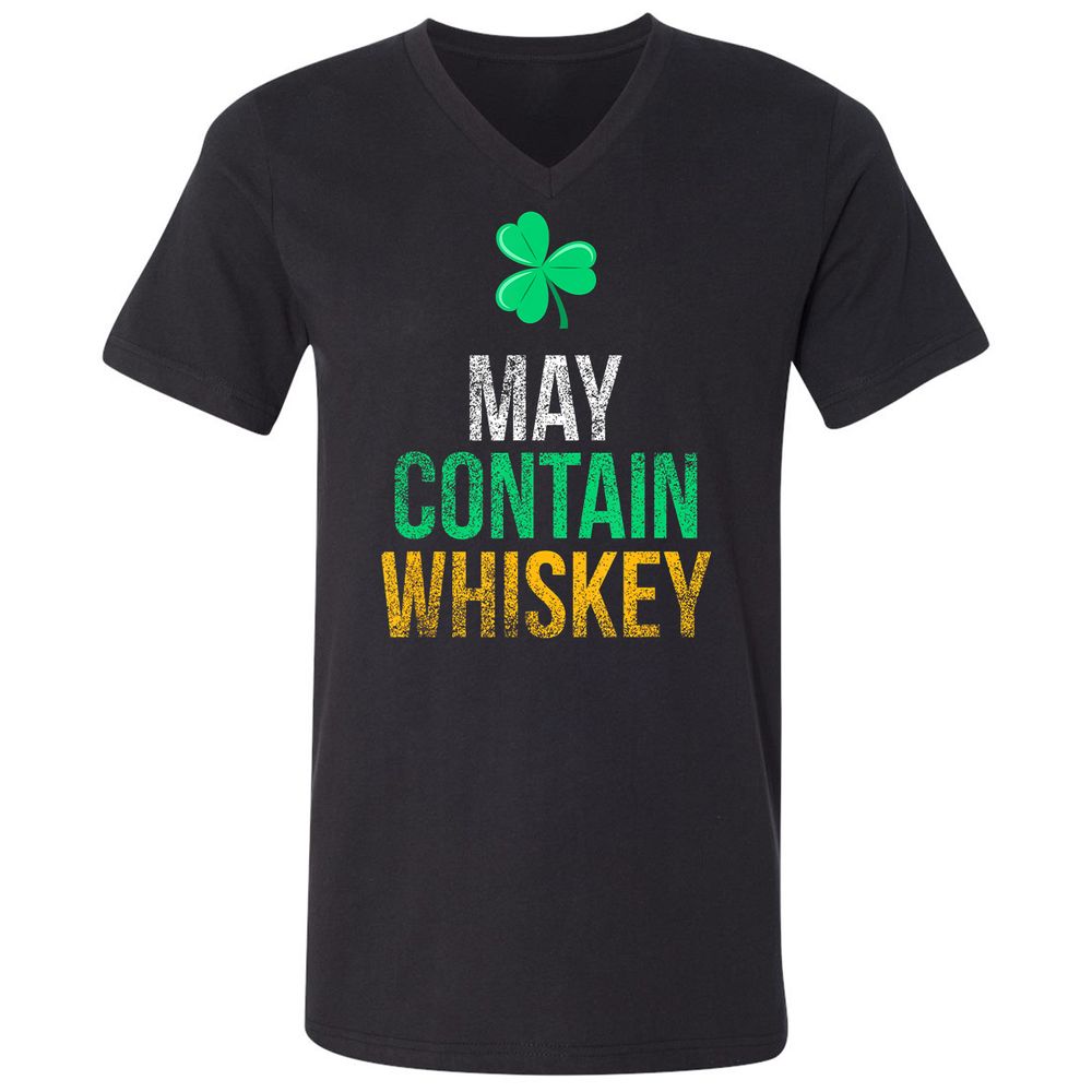 Unisex V-Neck T-Shirt - 44SP497V - Black - 1