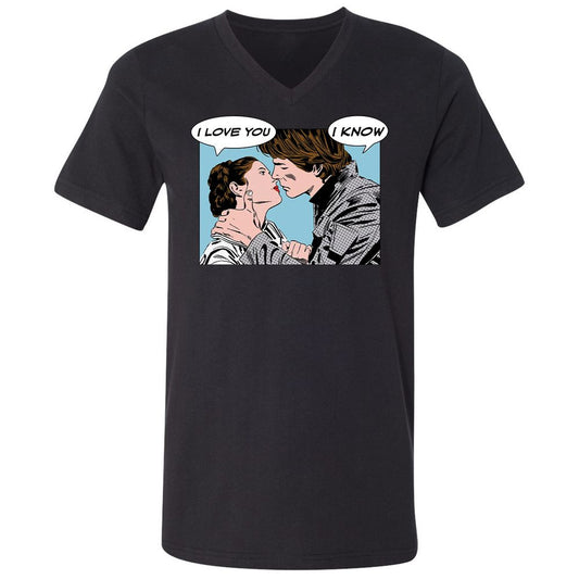 Unisex V-Neck T-Shirt - 2UYRGB6K - Black - 1