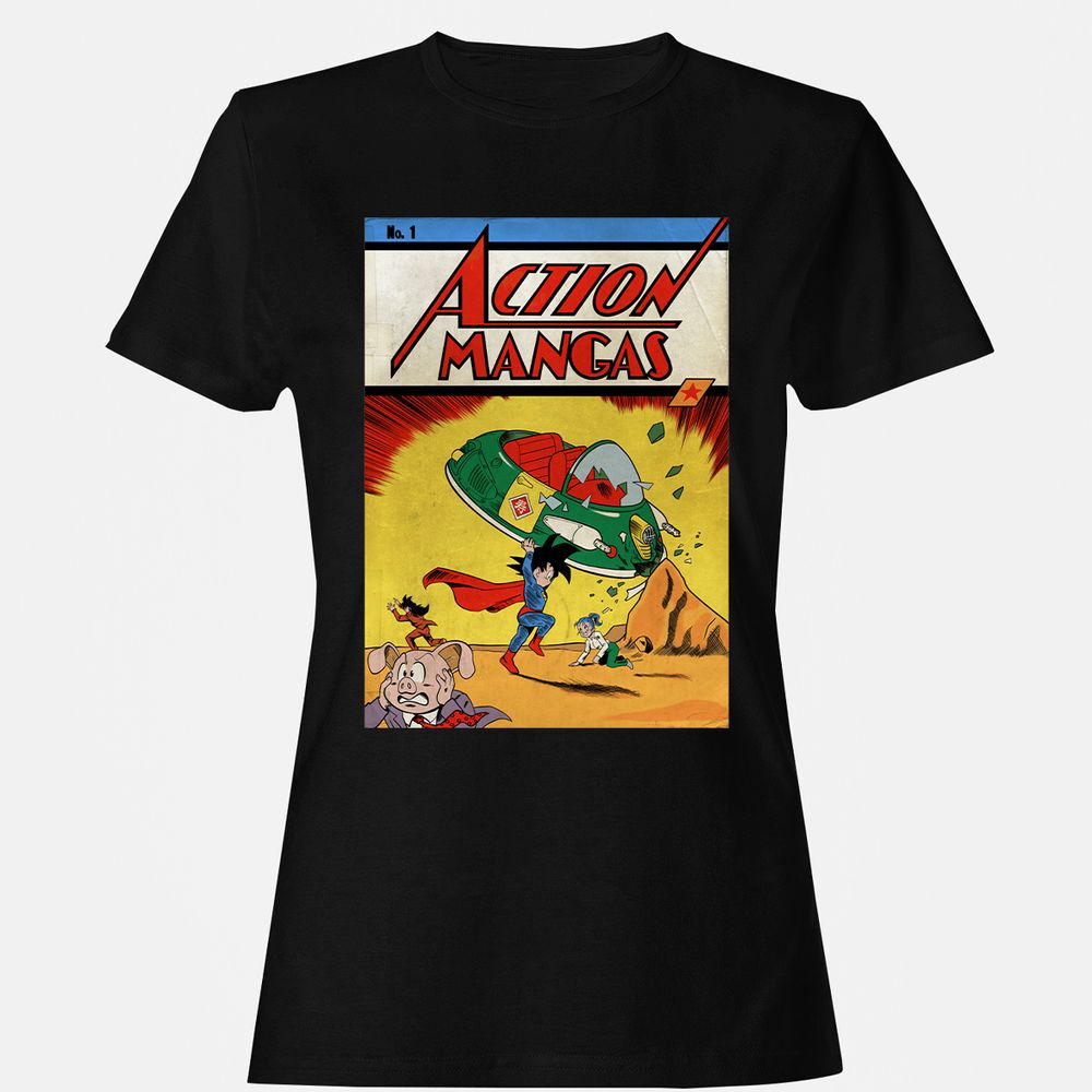Women's T-Shirt - AKBJNXLG - Black - 1