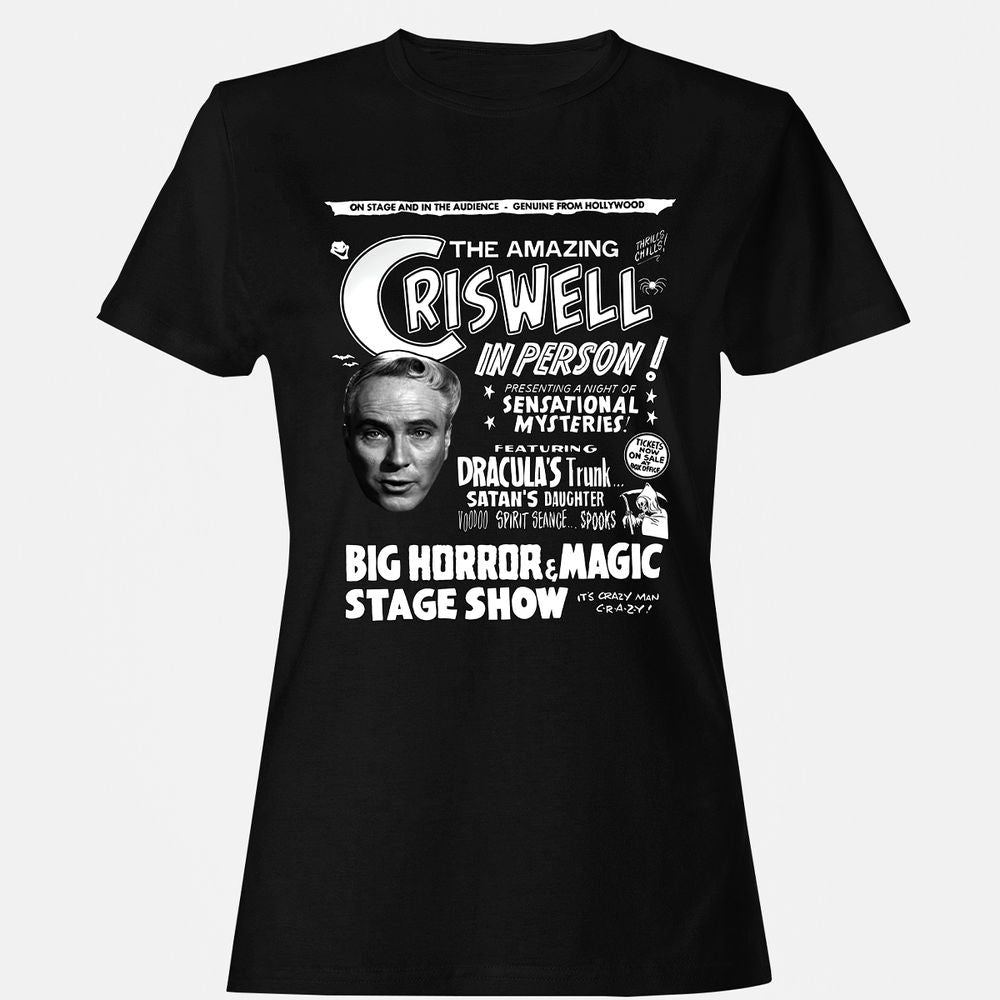 Women's T-Shirt - YVJXW5XQ - Black - 1