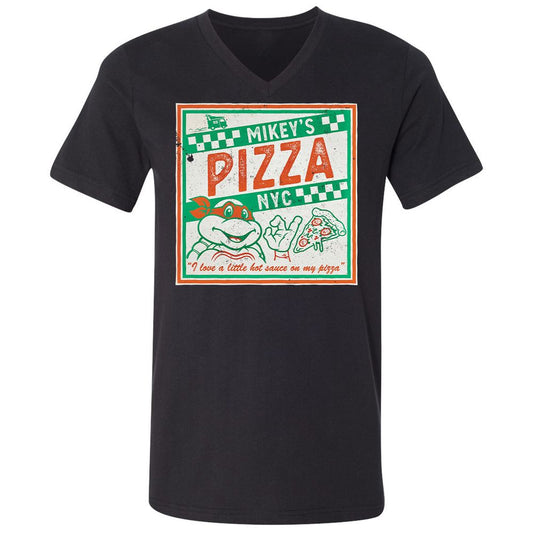 Unisex V-Neck T-Shirt - 7X3V38A6 - Black - 1