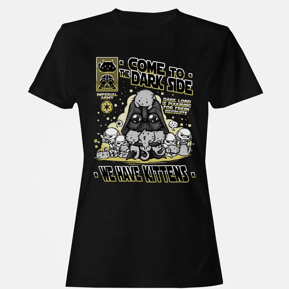 Women's T-Shirt - DKQVTQ1X - Black - 1